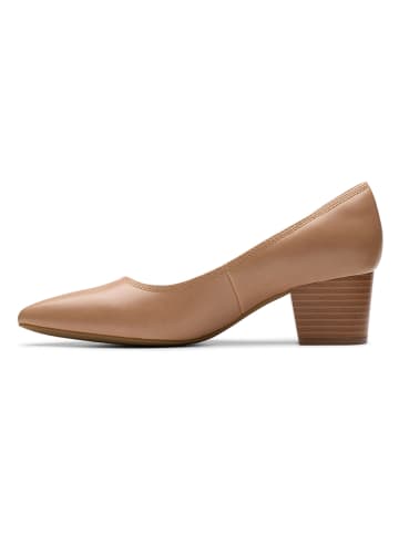 Clarks Leder-Pumps "Ellanie Hope" in Beige