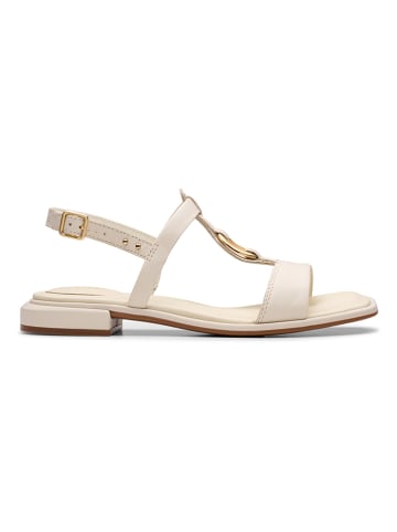 Clarks Leren sandalen "Ariany Sling" crème