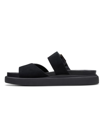 Clarks Leren slippers "Aristella Mule" zwart