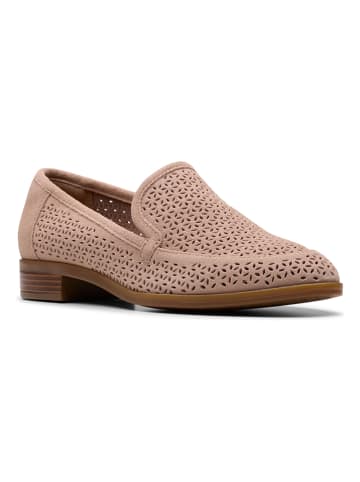 Clarks Leren instappers "Trish Cove" lichtroze