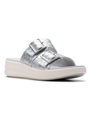 Clarks Pantoletten "Drift Buckle" in Silber