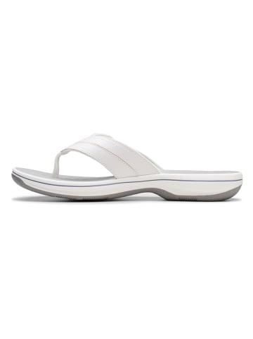 Clarks Japonki "Brinkley Reyna" w kolorze białym