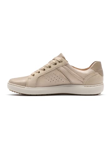 Clarks Leder-Sneakers "Nalle Zen" in Beige