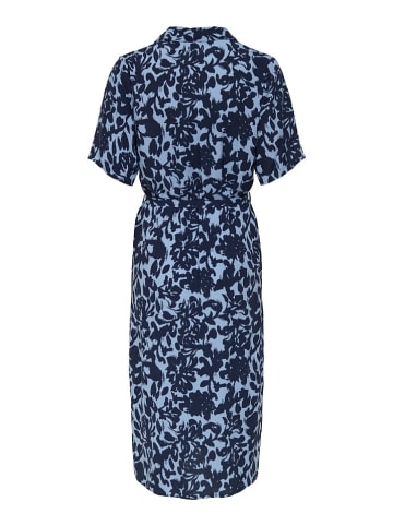 ONLY Jurk donkerblauw/lichtblauw