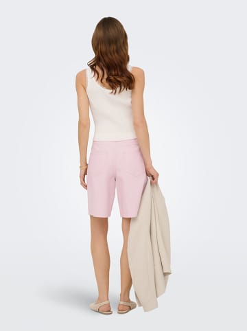 ONLY Jeans-Bermudas in Rosa