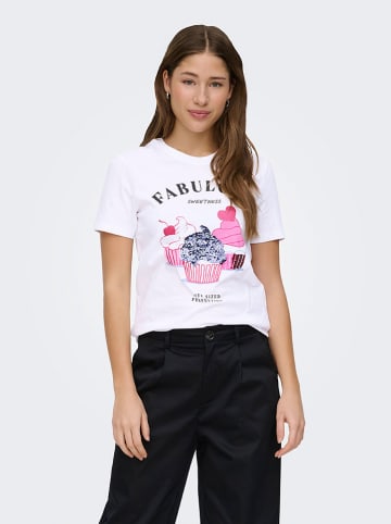 ONLY Shirt in Weiß