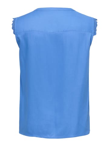 ONLY Carmakoma Blousetop lichtblauw