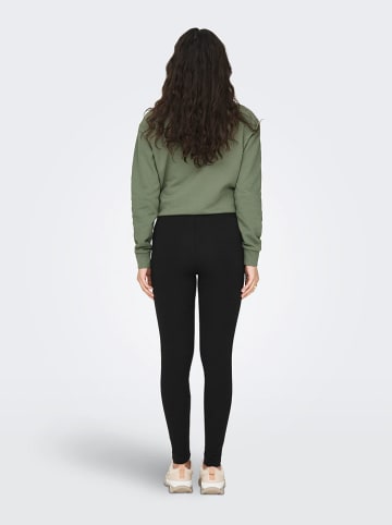 JDY Legginsy "Ava" w kolorze czarnym