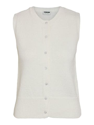 Noisy may Strickweste "Carmen" in Creme
