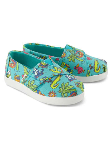 TOMS Slipper in Grün