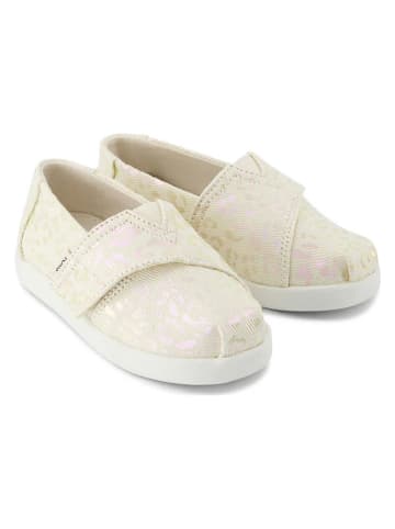 TOMS Slipper in Creme