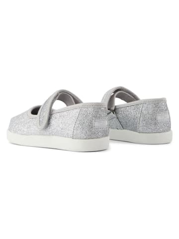 TOMS Spangenballerinas in Silber