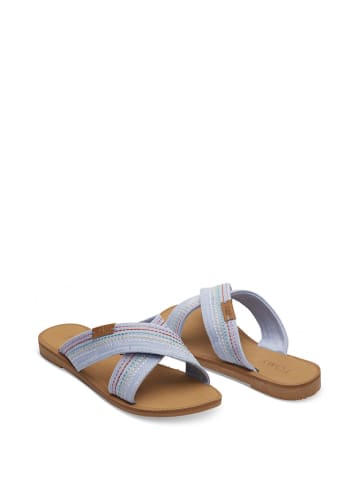 TOMS Pantoletten in Hellblau