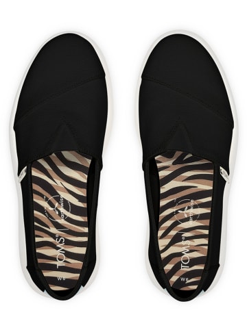 TOMS Slipper in Schwarz