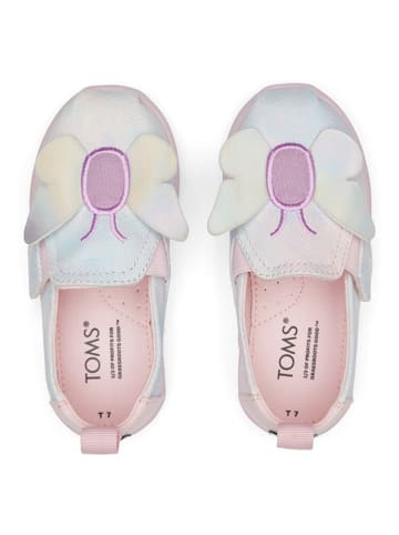 TOMS Slippersy w kolorze błękitno-jasnoróżowym