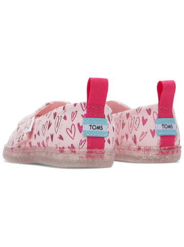 TOMS Slippersy w kolorze jasnoróżowym