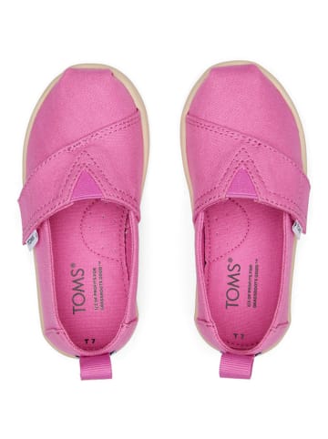 TOMS Slippersy w kolorze różowym