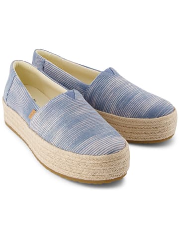 TOMS Espadryle w kolorze błękitnym