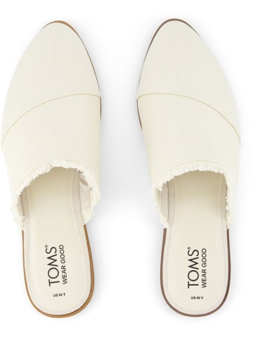 TOMS Clogs in Creme