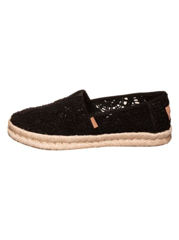 TOMS Espadrilles in Schwarz