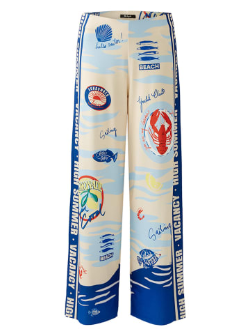 Miss Lagotte Hose in Weiß/ Blau