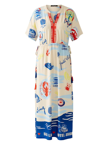 Miss Lagotte Kleid in Creme/ Blau