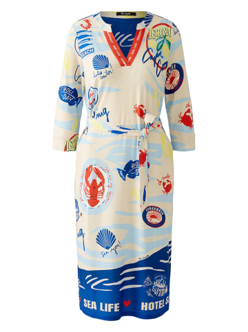 Miss Lagotte Kleid in Creme/ Blau