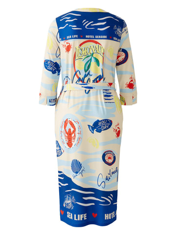 Miss Lagotte Kleid in Creme/ Blau