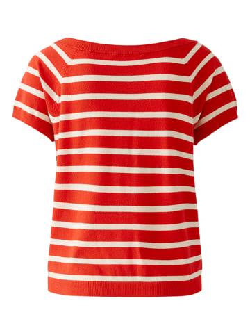 Miss Lagotte Pullover in Rot/ Weiß