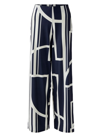 Miss Lagotte Hose in Dunkelblau/ Weiß