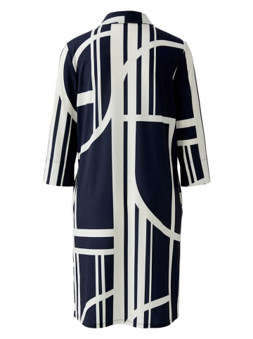 Miss Lagotte Kleid in Dunkelblau/ Weiß