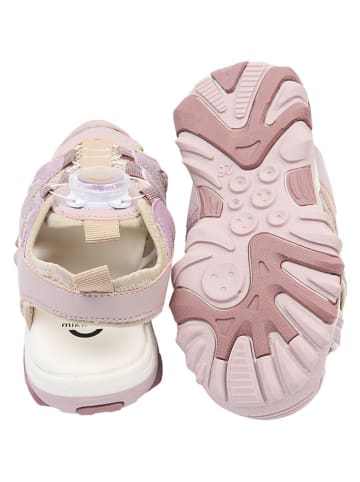 mikk-line Półsandały w kolorze beżowo-fioletowym