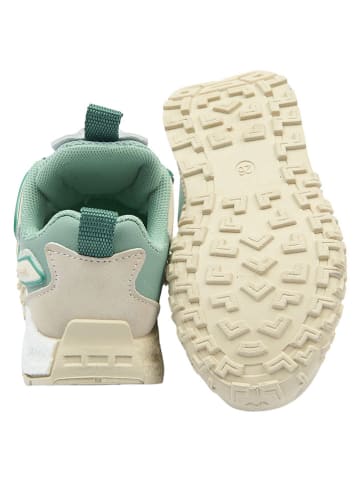 mikk-line Sneakersy w kolorze beżowo-turkusowym