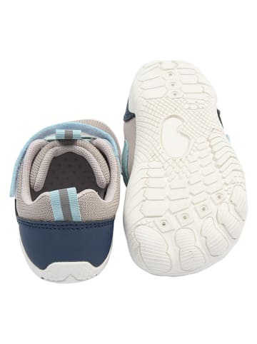 mikk-line Barfußschuhe Beige/ Dunkelblau