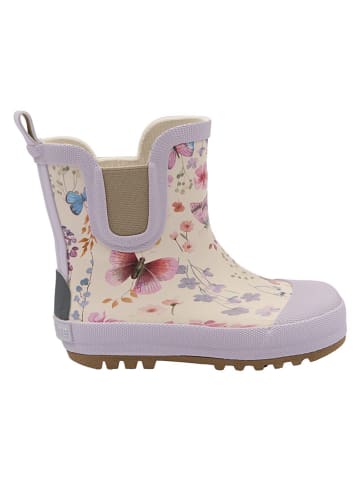 mikk-line Rubberlaarzen paars/beige