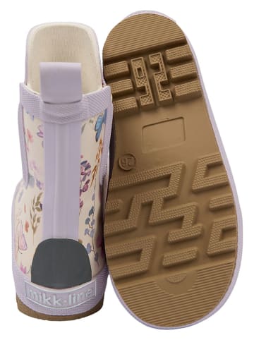 mikk-line Kalosze w kolorze beżowo-fioletowym