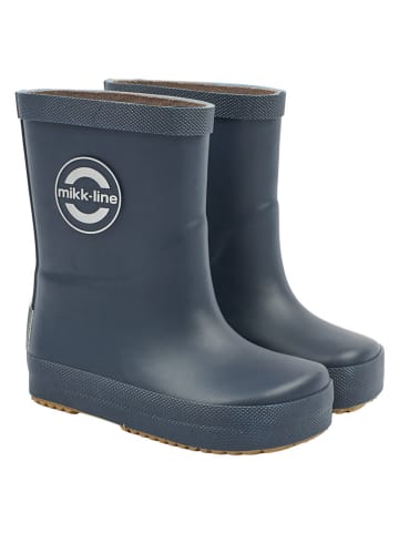 mikk-line Barefoot rubberlaarzen "Wellies" donkerblauw