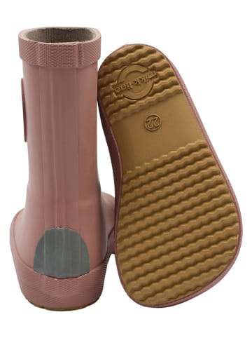 mikk-line Barefoot rubberlaarzen "Wellies" rood