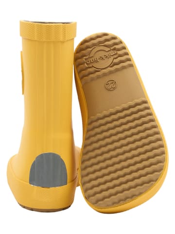 mikk-line Kalosze "Wellies" w kolorze żółtym do chodzenia na boso