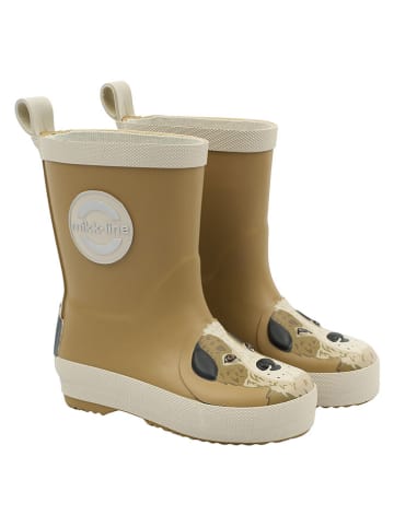 mikk-line Gummistiefel "Wellies" in Hellbraun