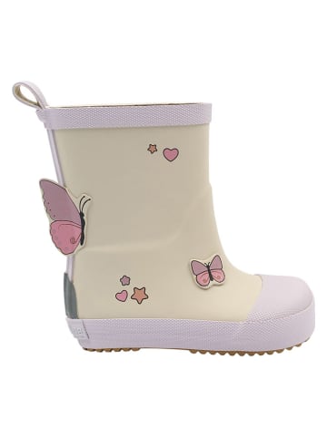 mikk-line Barfuß-Gummistiefel "Wellies" in Beige