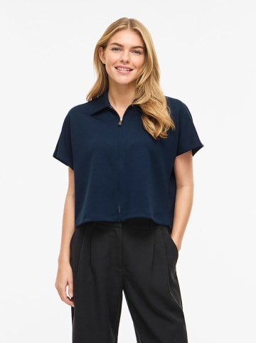 Vila Bluse "Visiffi" in Dunkelblau