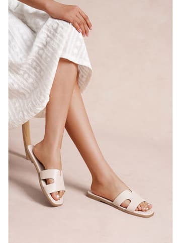 Foreverfolie Pantoletten in Beige