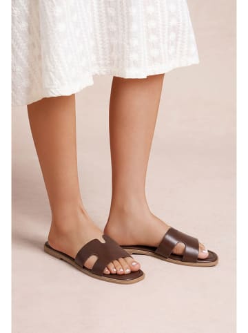 Foreverfolie Slippers bruin