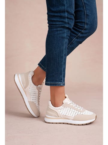 Foreverfolie Sneakersy w kolorze beżowym