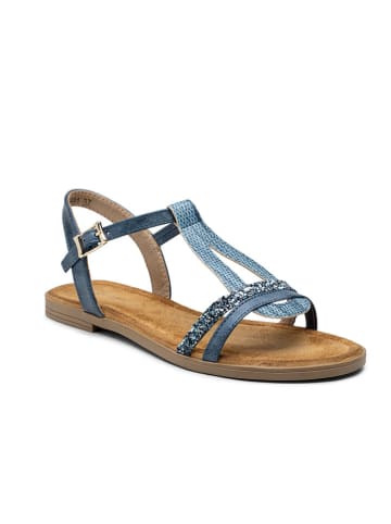 Foreverfolie Sandalen in Hellblau