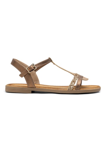 Foreverfolie Sandalen lichtbruin