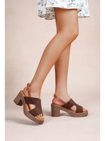 Foreverfolie Sandaletten in Braun