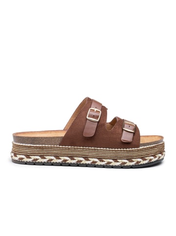 Foreverfolie Slippers bruin