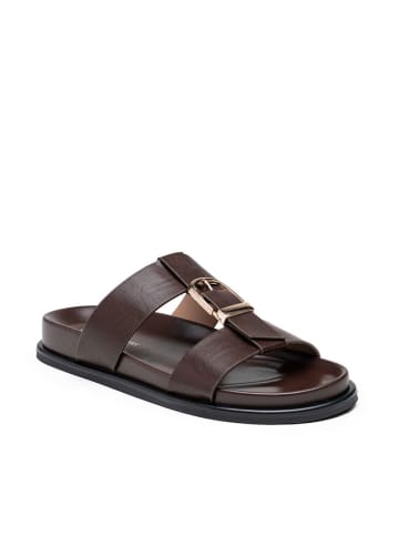 Foreverfolie Slippers bruin